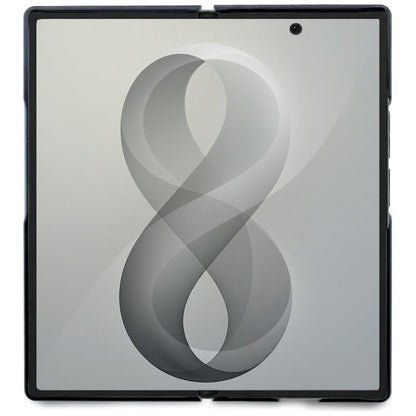Husa MagSafe pentru Samsung Galaxy Z Fold8 Ultra F976, Guess, Ring Stand Grained Classic Logo, Bej