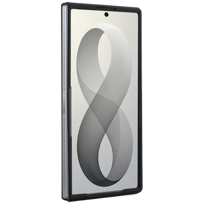Husa MagSafe pentru Samsung Galaxy Z Fold8 Ultra F976, Guess, Ring Stand Grained Classic Logo, Bej