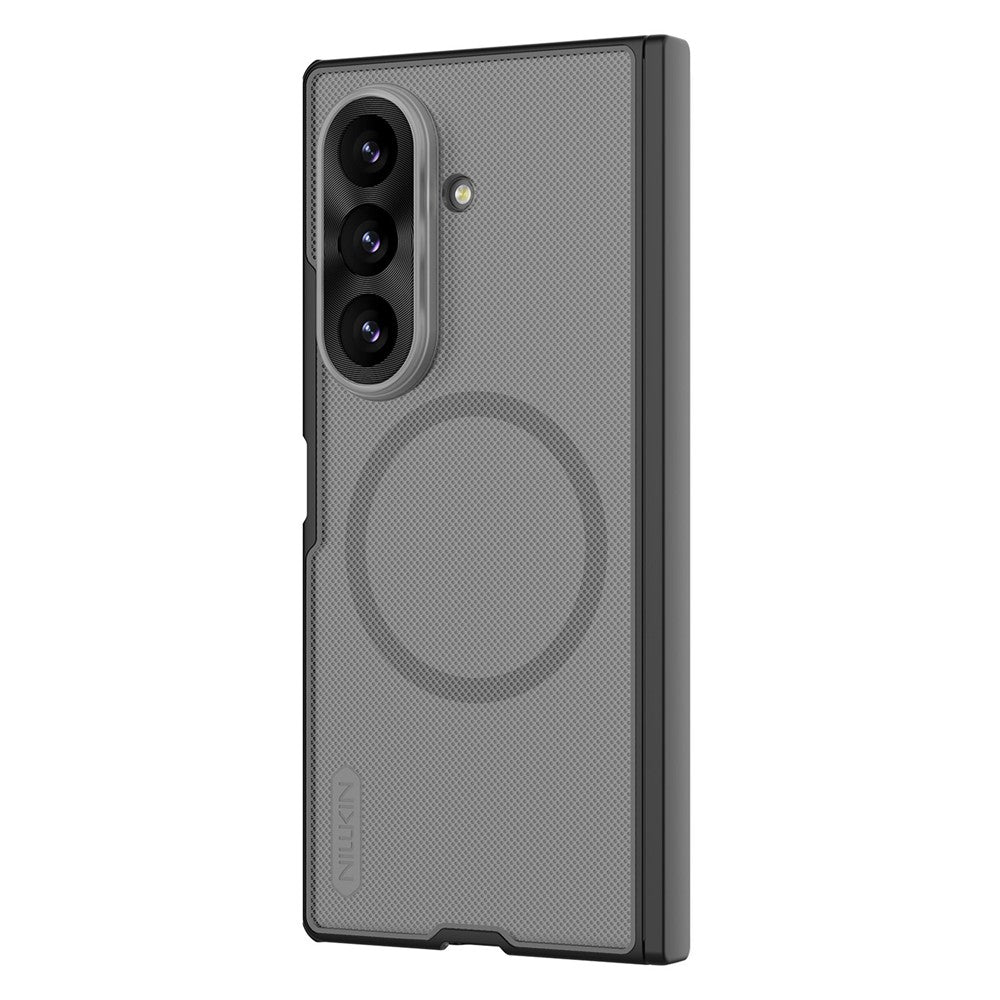 Husa MagSafe pentru Samsung Galaxy Z Fold8 Ultra F976, Nillkin, Super Frosted Shield, Neagra Transparenta