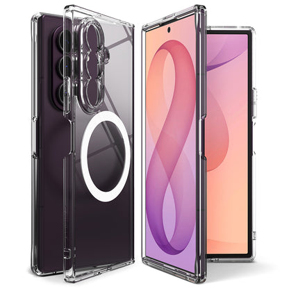 Husa MagSafe pentru Samsung Galaxy Z Fold8 Ultra F976, Ringke, Fusion, Transparenta
