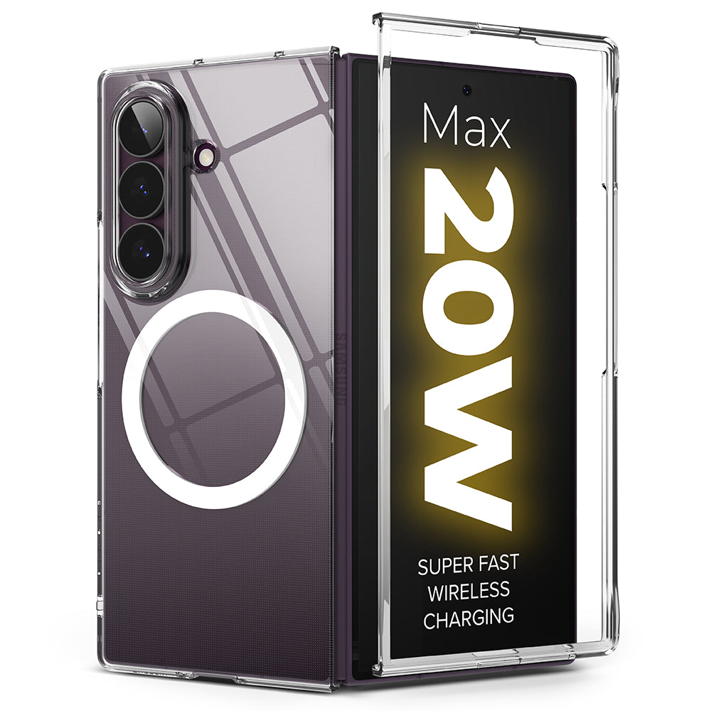 Husa MagSafe pentru Samsung Galaxy Z Fold8 Ultra F976, Ringke, Slim, Transparenta