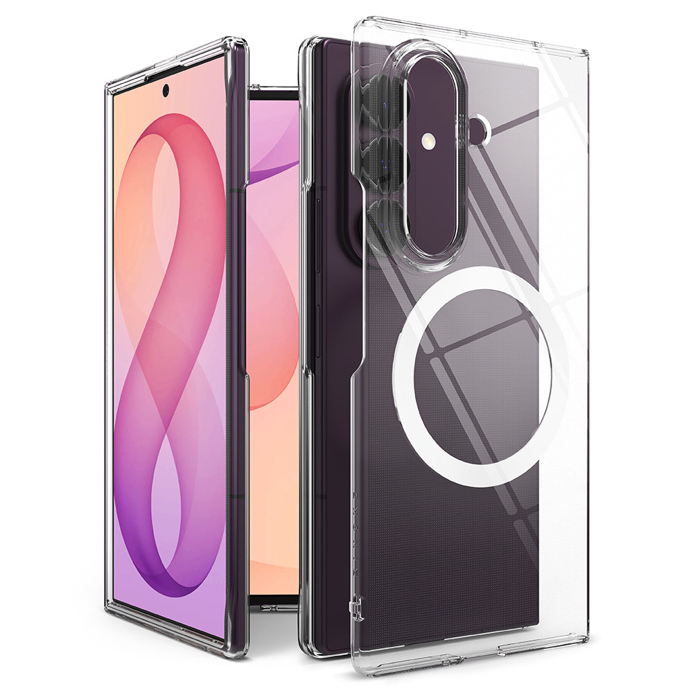 Husa MagSafe pentru Samsung Galaxy Z Fold8 Ultra F976, Ringke, Slim, Transparenta