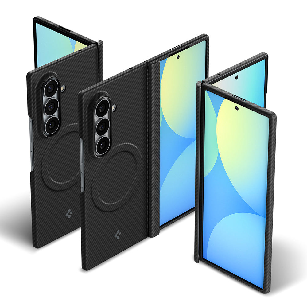 Husa MagSafe pentru Samsung Galaxy Z Fold8 Ultra F976, Spigen, Air Skin, Neagra ACS11510