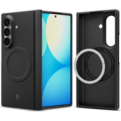 Husa MagSafe pentru Samsung Galaxy Z Fold8 Ultra F976, Spigen, Air Skin, Neagra ACS11510