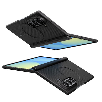 Husa MagSafe pentru Samsung Galaxy Z Fold8 Ultra F976, Spigen, Air Skin, Neagra ACS11510