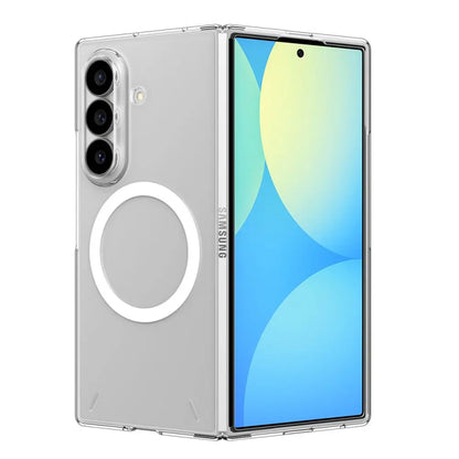 Husa MagSafe pentru Samsung Galaxy Z Fold8 Ultra F976, Spigen, Air Skin, Transparenta Alba ACS11505