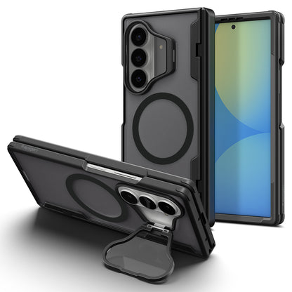 Husa MagSafe pentru Samsung Galaxy Z Fold8 Ultra F976, Spigen, Optik Armor Pro, Neagra ACS11500