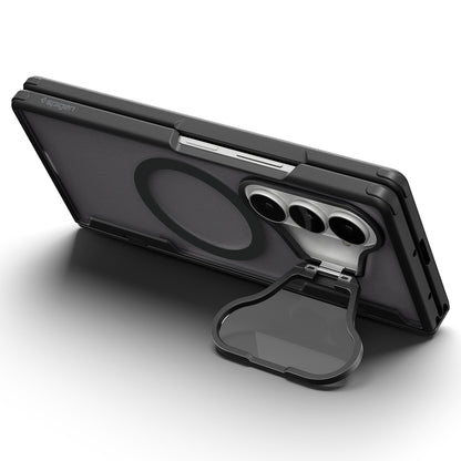 Husa MagSafe pentru Samsung Galaxy Z Fold8 Ultra F976, Spigen, Optik Armor Pro, Neagra ACS11500
