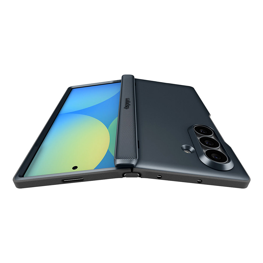 Husa MagSafe pentru Samsung Galaxy Z Fold8 Ultra F976, Spigen, Slim Armor Pro, Albastra ACS11509