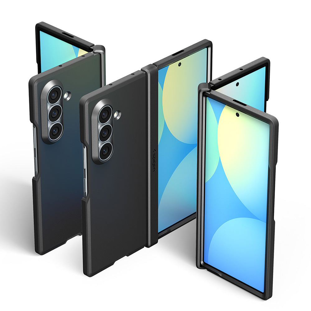Husa MagSafe pentru Samsung Galaxy Z Fold8 Ultra F976, Spigen, Tough Armor Pro, Neagra ACS11507