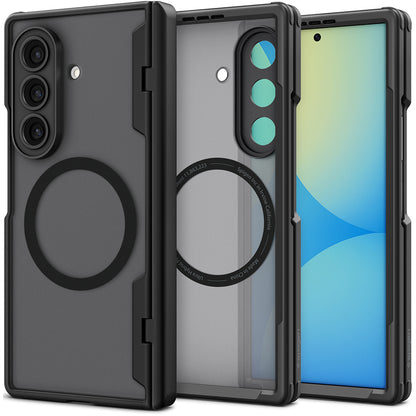 Husa MagSafe pentru Samsung Galaxy Z Fold8 Ultra F976, Spigen, Ultra Hybrid Pro, Neagra Satinata ACS12102