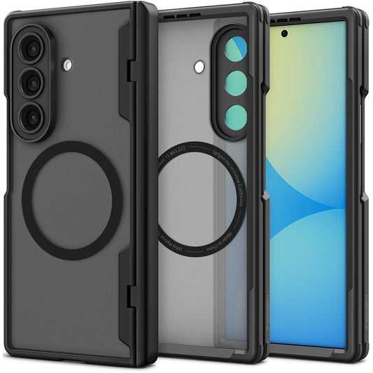 Husa MagSafe pentru Samsung Galaxy Z Fold8 Ultra F976, Spigen, Ultra Hybrid Pro, Neagra Satinata ACS12102
