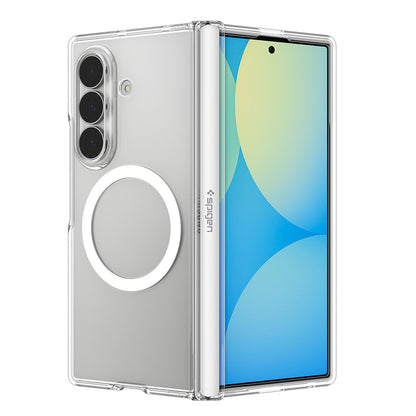 Husa MagSafe pentru Samsung Galaxy Z Fold8 Ultra F976, Spigen, Ultra Hybrid Pro, Transparenta Alba ACS11506