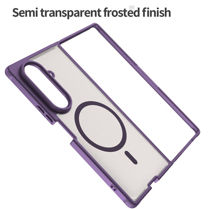 Husa MagSafe pentru Samsung Galaxy Z Fold8 Ultra F976, Techsuit, HaloFrost II, Mov