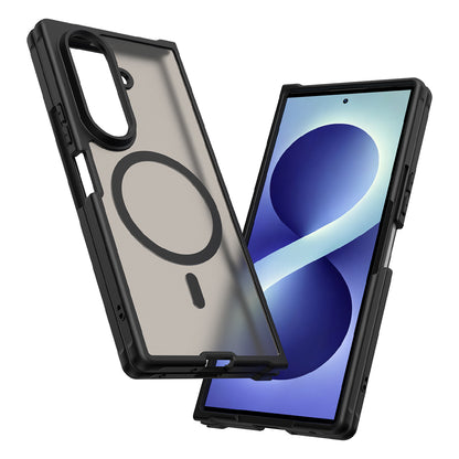 Husa MagSafe pentru Samsung Galaxy Z Fold8 Ultra F976, Techsuit, HaloFrost II, Neagra