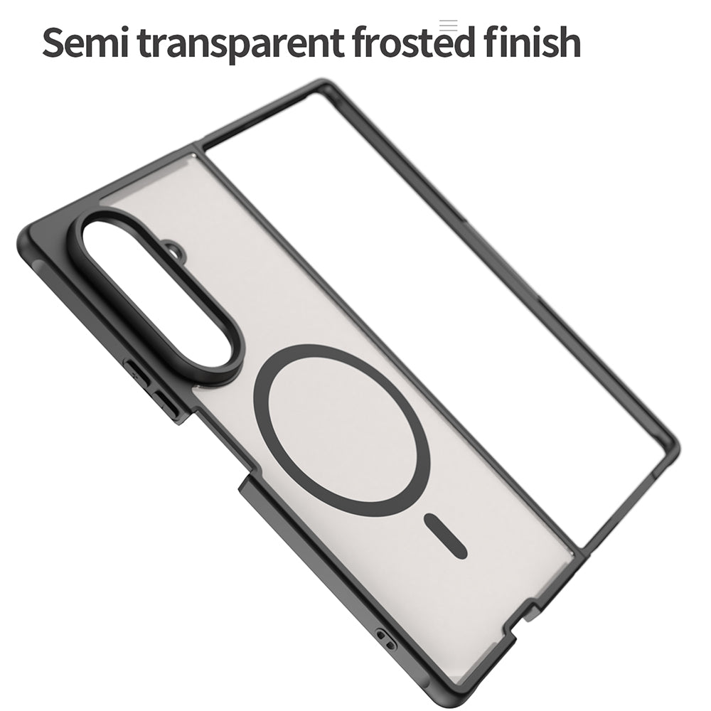 Husa MagSafe pentru Samsung Galaxy Z Fold8 Ultra F976, Techsuit, HaloFrost II, Neagra