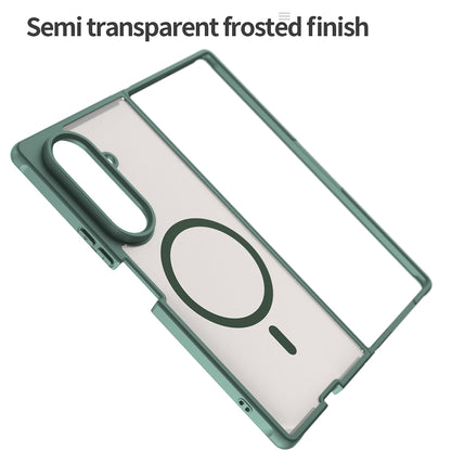 Husa MagSafe pentru Samsung Galaxy Z Fold8 Ultra F976, Techsuit, HaloFrost II, Verde