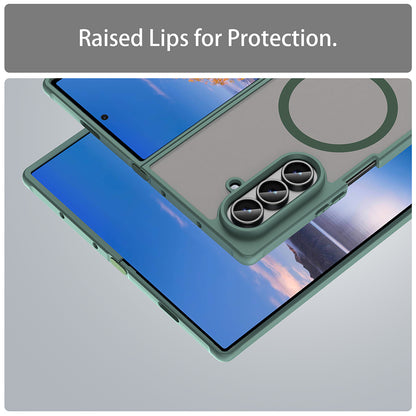 Husa MagSafe pentru Samsung Galaxy Z Fold8 Ultra F976, Techsuit, HaloFrost II, Verde