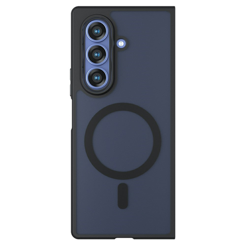 Husa MagSafe pentru Samsung Galaxy Z Fold8 Ultra F976, Techsuit, PureFrost, Neagra Satinata