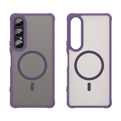 Husa MagSafe pentru Sony Xperia 1 VII, Techsuit, HaloFrost II, Mov