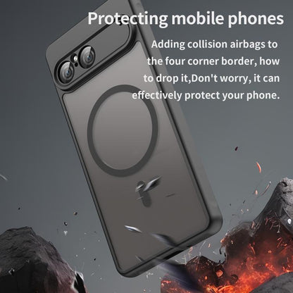 Husa MagSafe pentru Sony Xperia 10 VII, Techsuit, HaloFrost II, Neagra