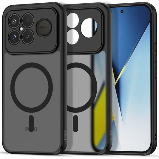 Husa MagSafe pentru Xiaomi Poco F8 Ultra, Tech-Protect, Magmat, Neagra