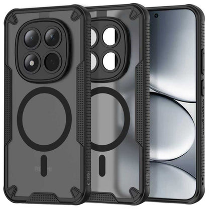 Husa MagSafe pentru Xiaomi Poco M8 Pro / Redmi Note 15 Pro+ 5G, Tech-Protect, Rugged Shield, Neagra