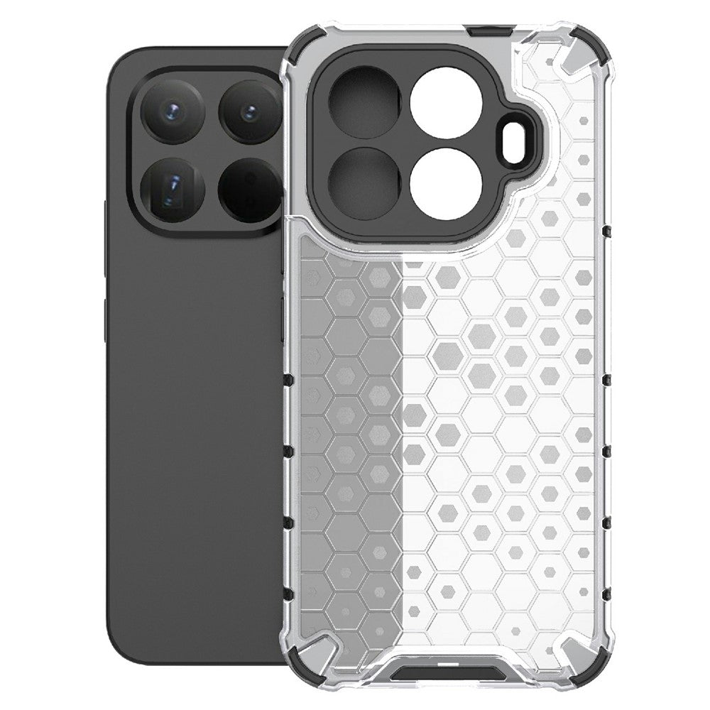 Husa MagSafe pentru Xiaomi 15T Pro, Techsuit, HoneyComb Shield, Alba