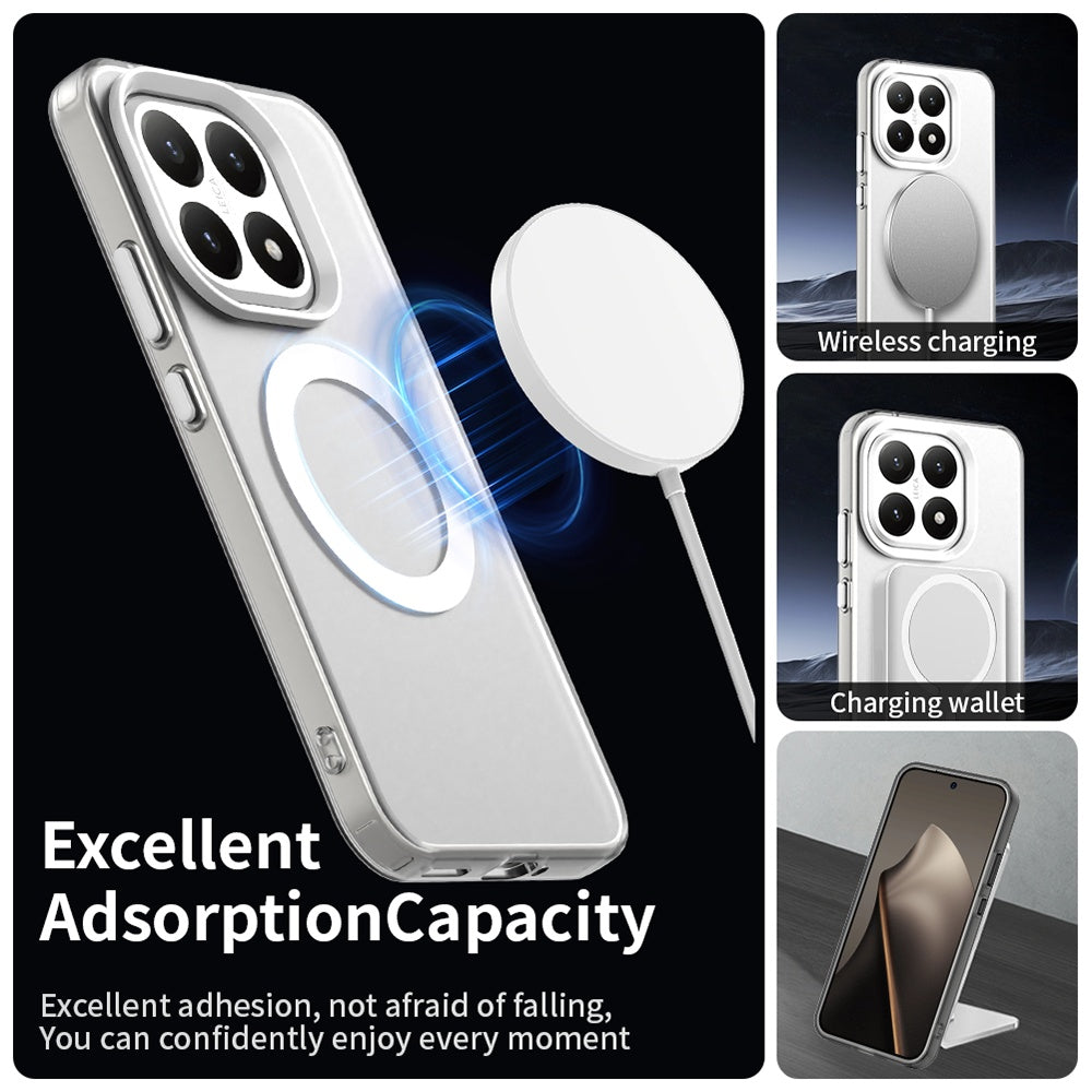 Husa MagSafe pentru Xiaomi 15T, Techsuit, CandyCase, Alba