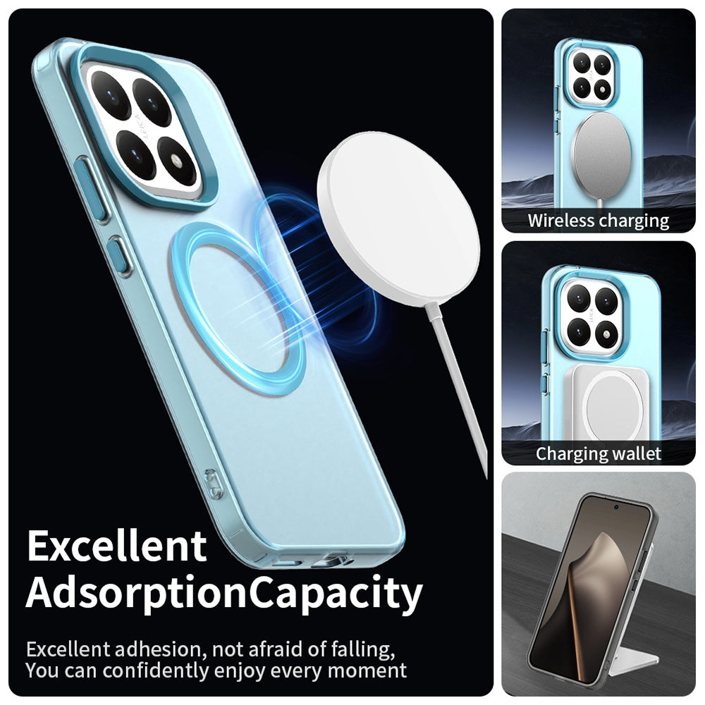 Husa MagSafe pentru Xiaomi 15T, Techsuit, CandyCase, Albastra