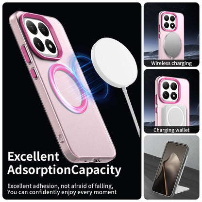 Husa MagSafe pentru Xiaomi 15T, Techsuit, CandyCase, Roz