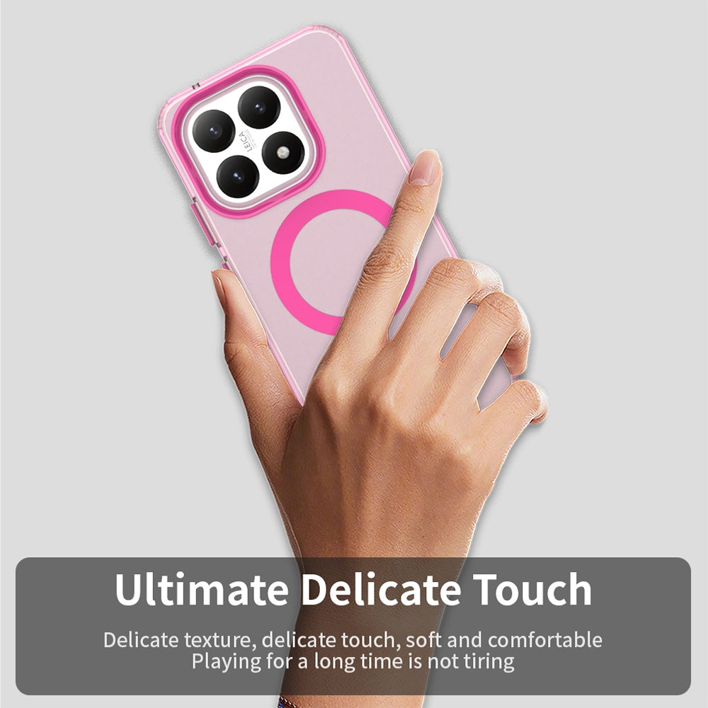 Husa MagSafe pentru Xiaomi 15T, Techsuit, CandyCase, Roz