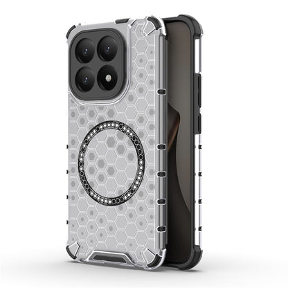 Husa MagSafe pentru Xiaomi 15T, Techsuit, HoneyComb Shield, Alba