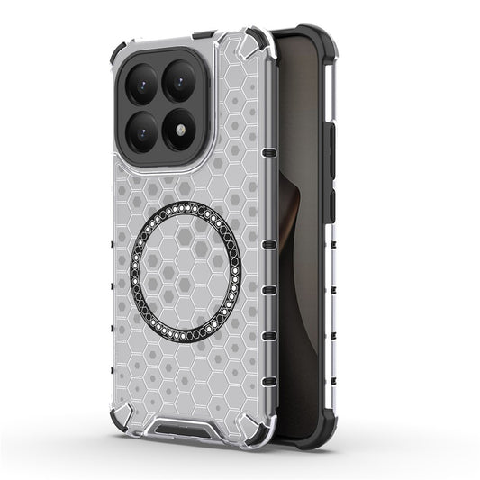 Husa MagSafe pentru Xiaomi 15T, Techsuit, HoneyComb Shield, Alba