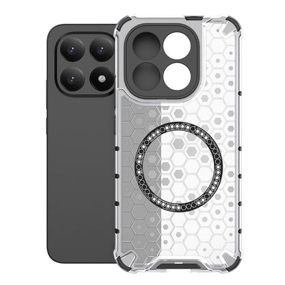 Husa MagSafe pentru Xiaomi 15T, Techsuit, HoneyComb Shield, Alba