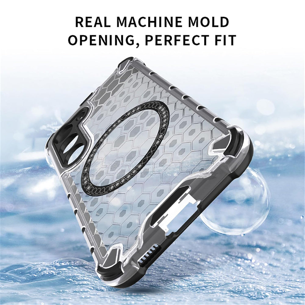 Husa MagSafe pentru Xiaomi 15T, Techsuit, HoneyComb Shield, Alba