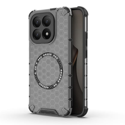 Husa MagSafe pentru Xiaomi 15T, Techsuit, HoneyComb Shield, Neagra