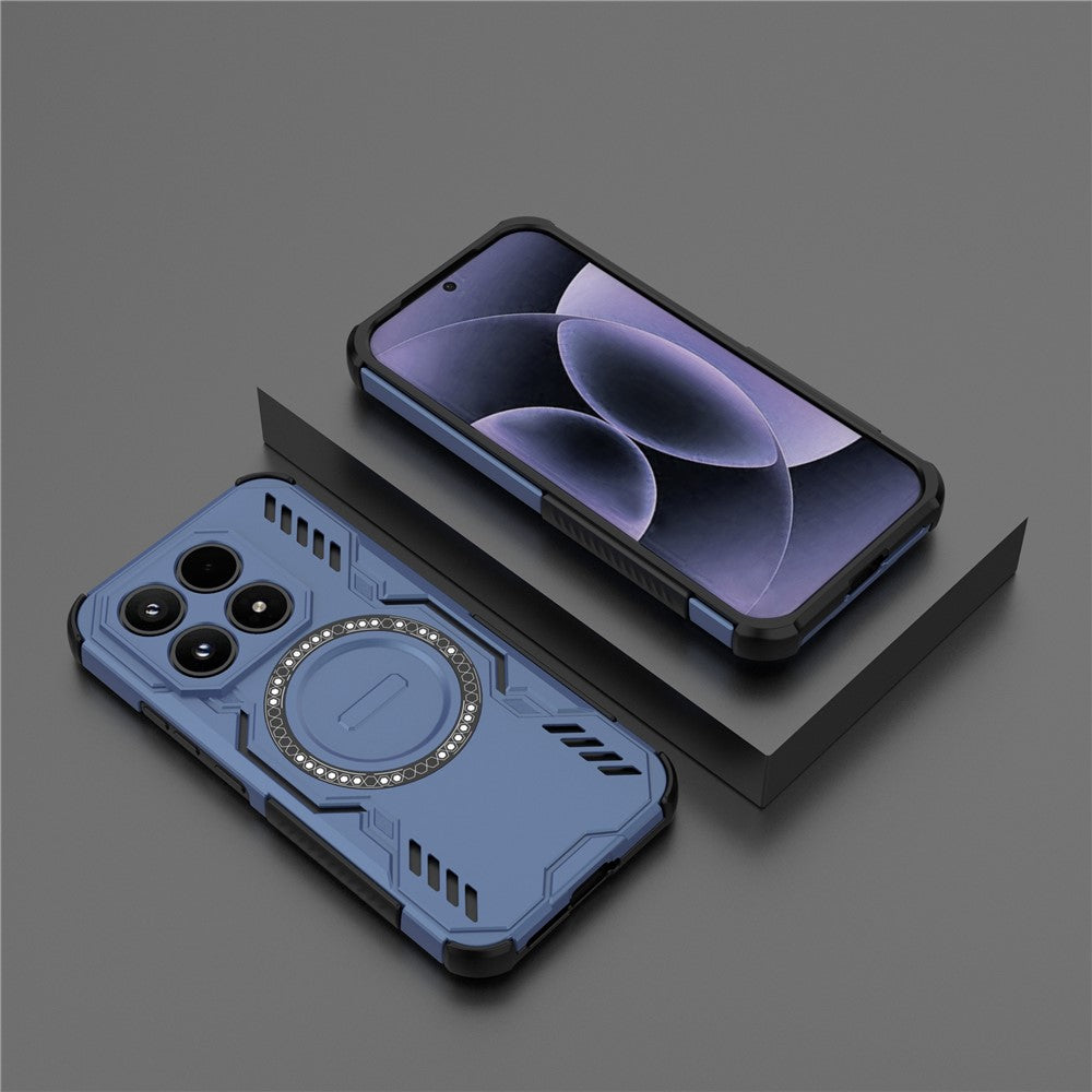 Husa MagSafe pentru Xiaomi 17, Techsuit, ArmorMag, Albastra