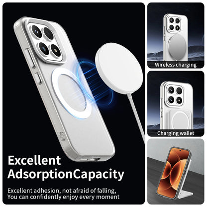 Husa MagSafe pentru Xiaomi 17, Techsuit, CandyCase, Alba