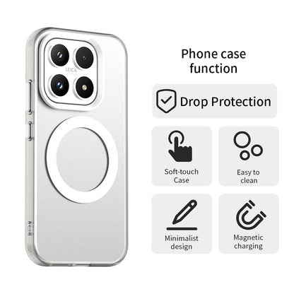 Husa MagSafe pentru Xiaomi 17, Techsuit, CandyCase, Alba