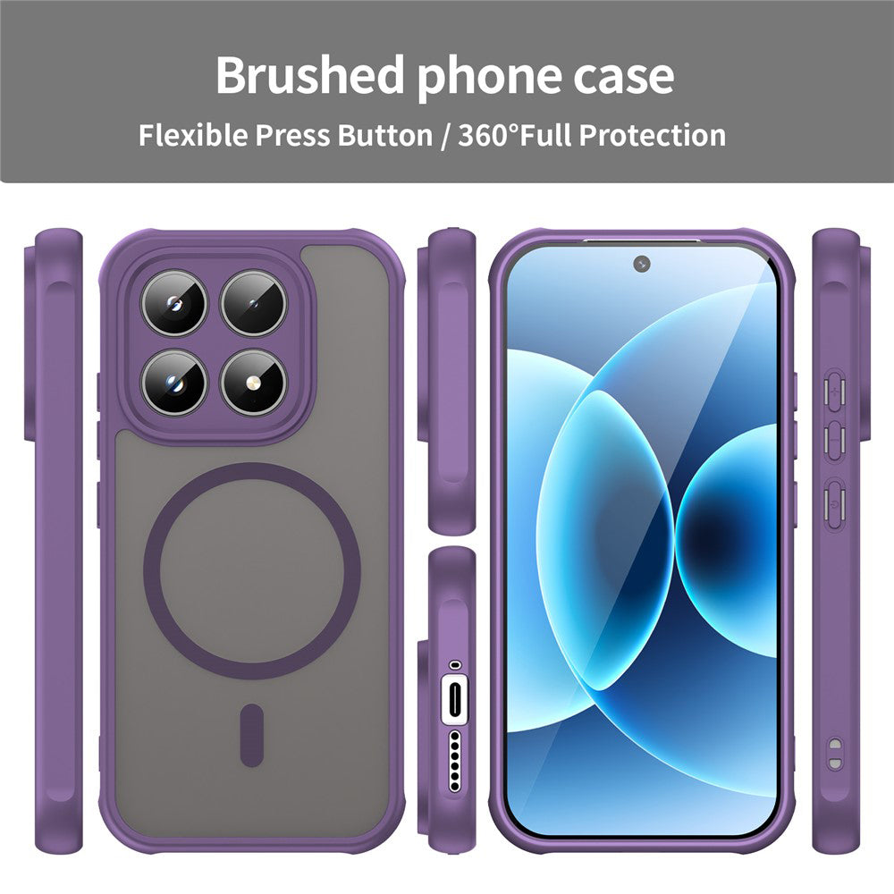 Husa MagSafe pentru Xiaomi 17, Techsuit, HaloFrost II, Mov