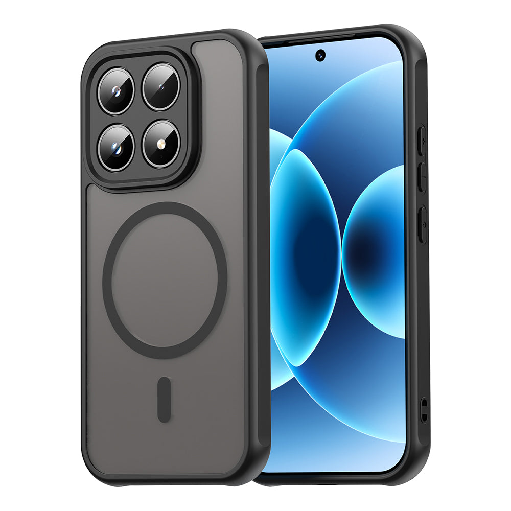 Husa MagSafe pentru Xiaomi 17, Techsuit, HaloFrost II, Neagra
