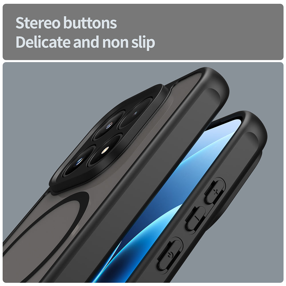 Husa MagSafe pentru Xiaomi 17, Techsuit, HaloFrost II, Neagra