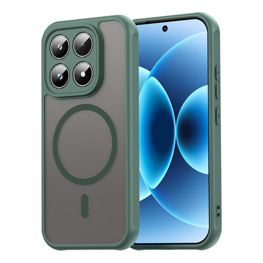 Husa MagSafe pentru Xiaomi 17, Techsuit, HaloFrost II, Verde