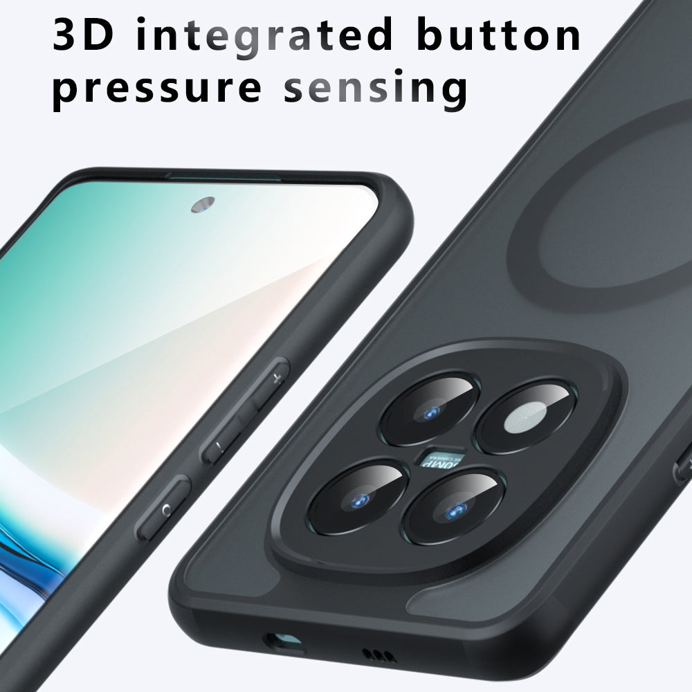 Husa MagSafe pentru Xiaomi 17, Techsuit, PureFrost, Neagra Satinata
