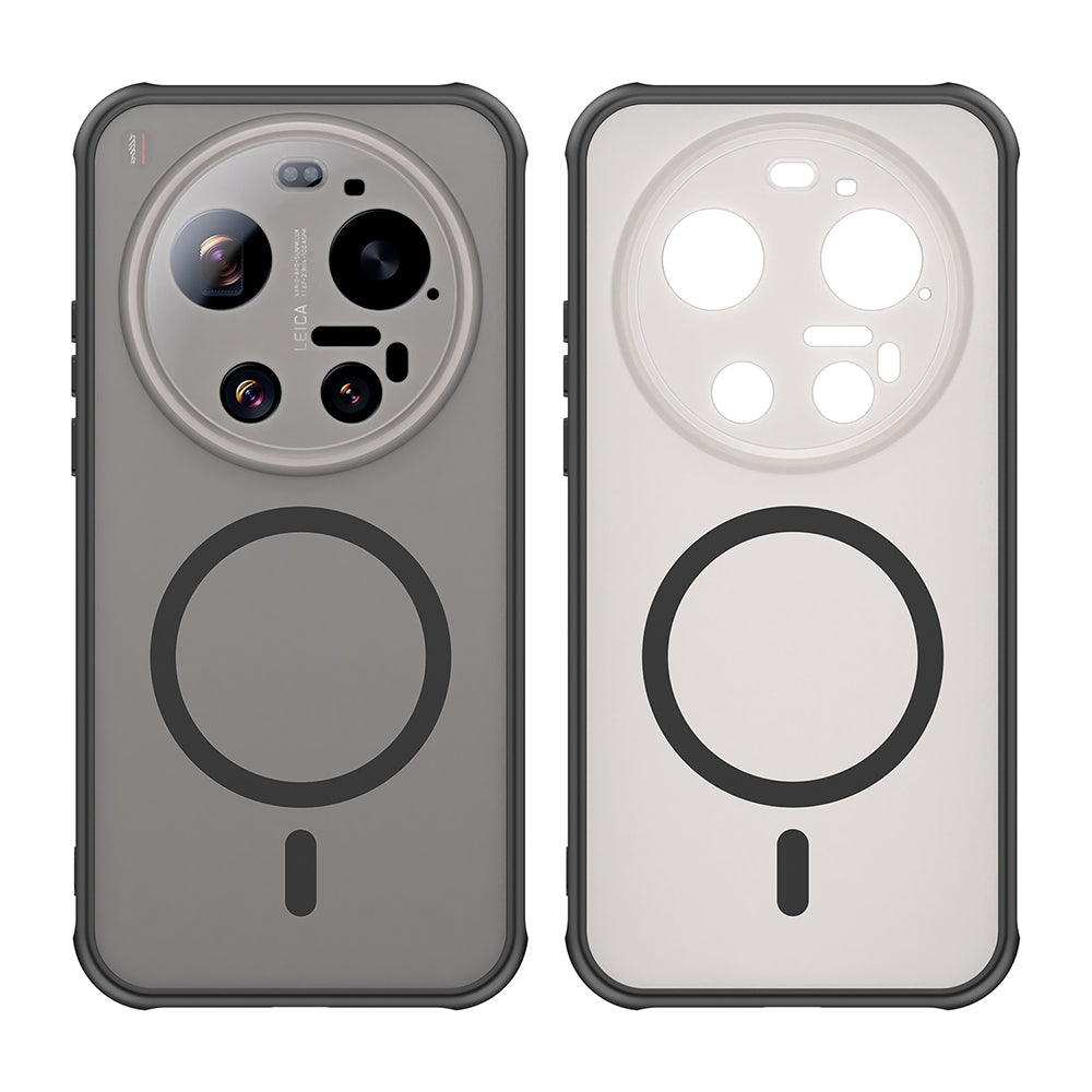 Husa MagSafe pentru Xiaomi 17 Ultra, Techsuit, HaloFrost II, Neagra