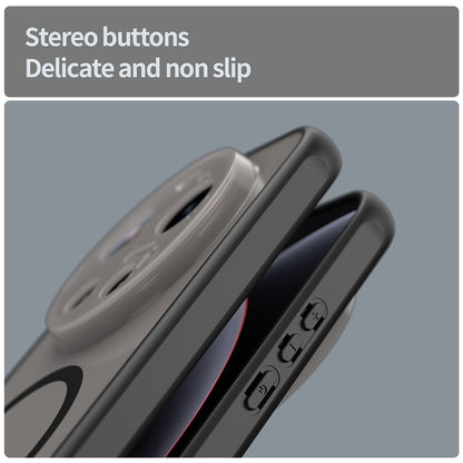 Husa MagSafe pentru Xiaomi 17 Ultra, Techsuit, HaloFrost II, Neagra