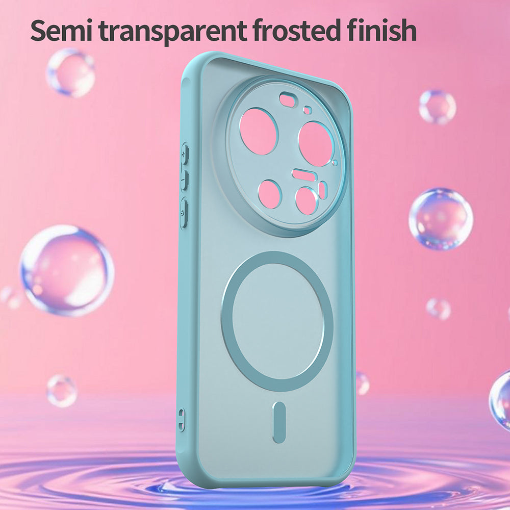 Husa MagSafe pentru Xiaomi 17 Ultra, Techsuit, HaloFrost II, Verde Deschis