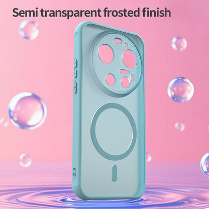 Husa MagSafe pentru Xiaomi 17 Ultra, Techsuit, HaloFrost II, Verde Deschis