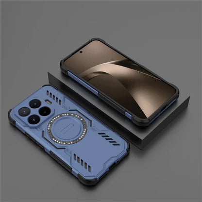 Husa MagSafe pentru Xiaomi 17T Pro, Techsuit, ArmorMag, Albastra